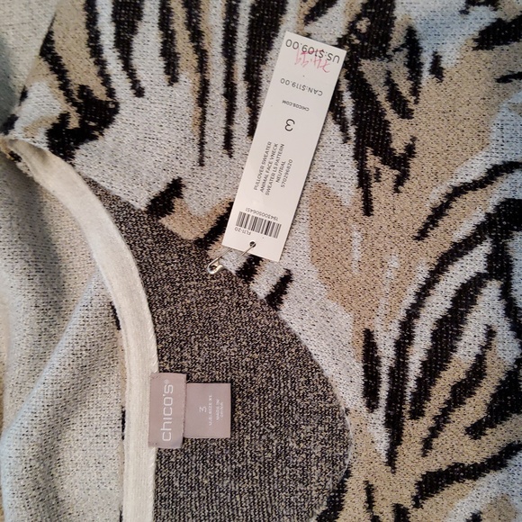 CHICOS V neck sweater - Picture 4 of 5